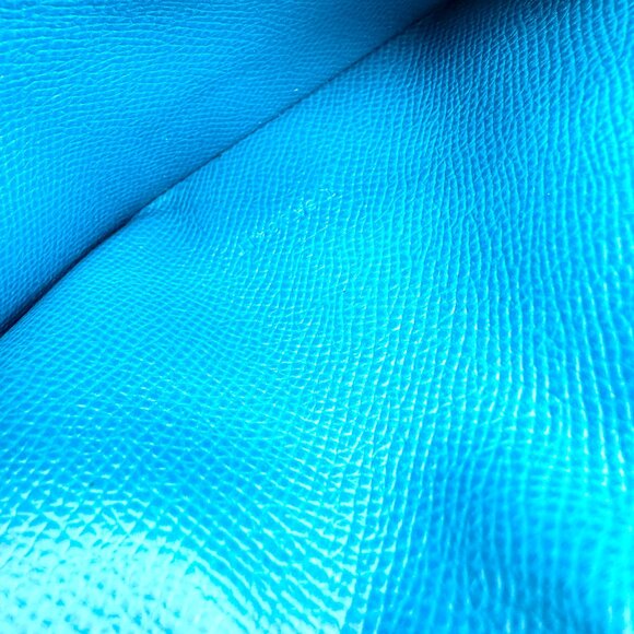 Hermes Blue Epsom SHW Bearn Wallet - Picture 8 of 8